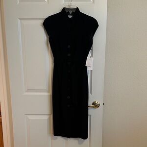 Calvin Klein Black Midi Dress